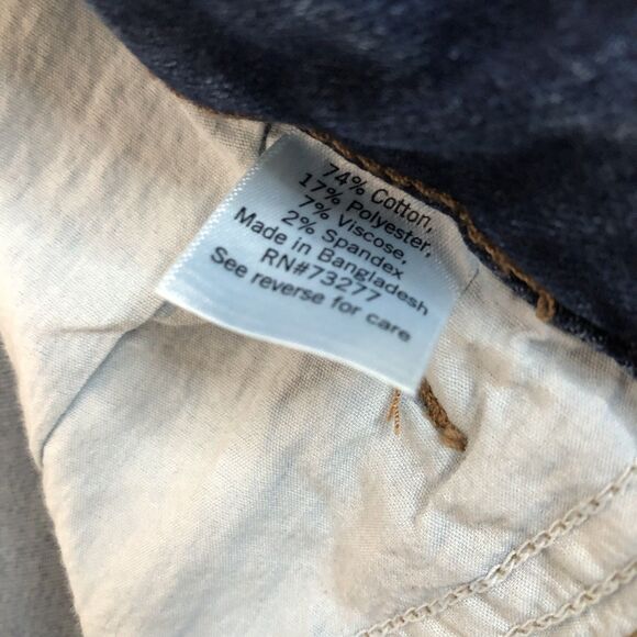 Nine west jeans women’s 12 blue denim dark boot cut stretch - Picture 6 of 9